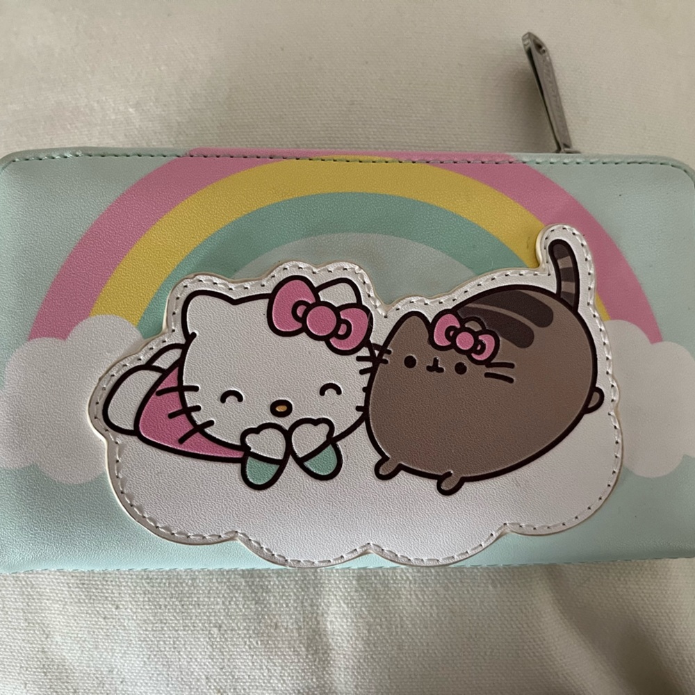 Hello Kitty ❤️ Pusheen Wallet by Loungefly